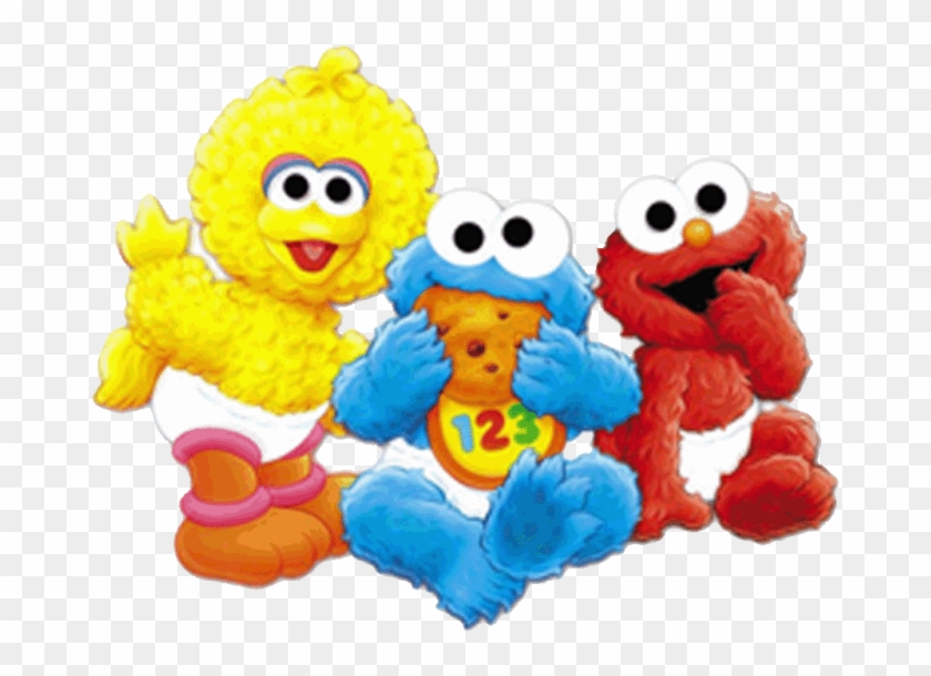 Pin Cookie Monster Clipart - Baby Sesame Street Characters #1025756