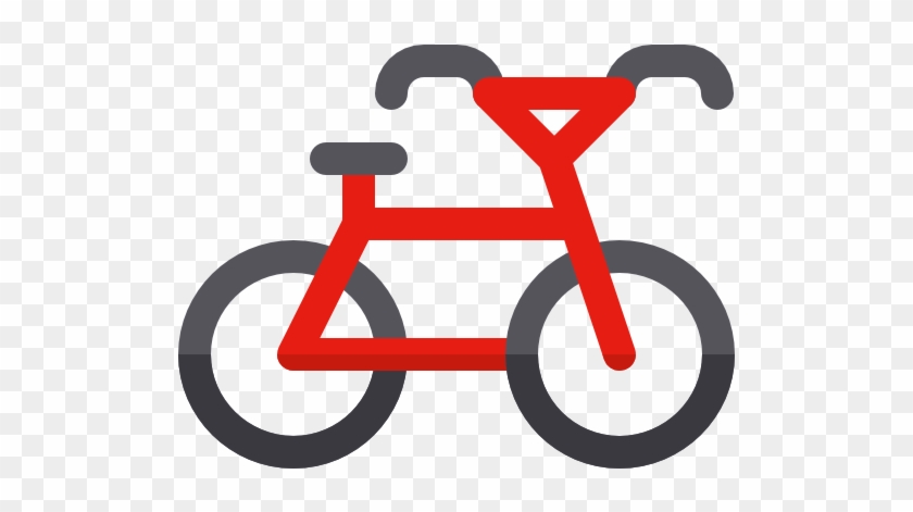 Bicicleta Icono Gratis - Silueta De Bicicleta Sin Fondo #1025787
