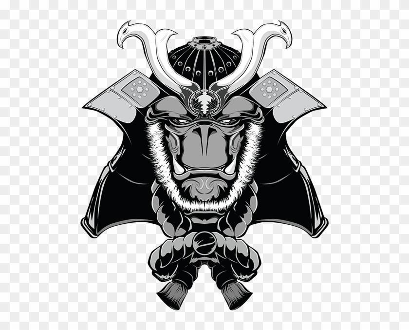 Samurai Gorilla Logo #1025996
