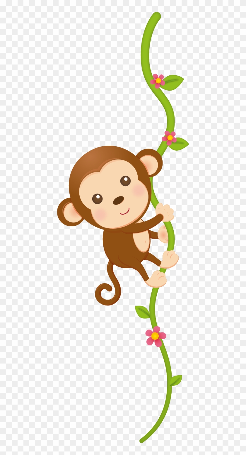 Animal Prints, Clip Art, Images, Rompers, Illustrations, - Monkey Clip Art For Kids #1026029
