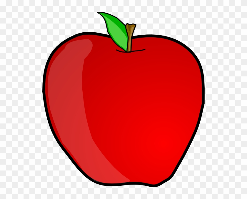 Apple Creative Commons Clip Art - Gambar Apel Merah Kartun #1026087