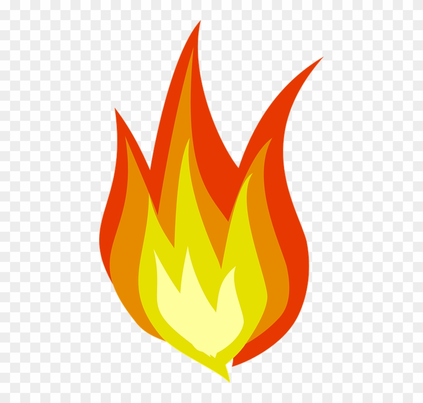 Fire Flame Flaming Burn Hot Heat Flaming Vector Graphic - Clip Art Fire Png #1026131