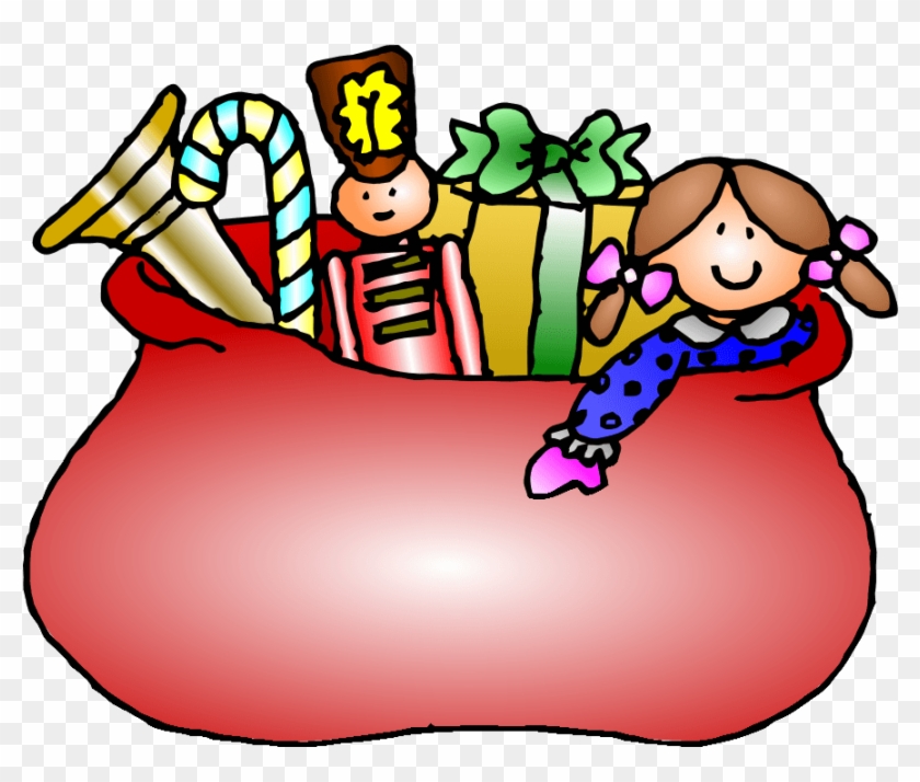 Santa Claus Bag Clip Art - Christmas Toys Clipart #1026134