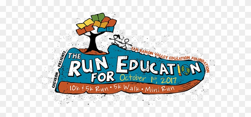 The Run For Education - Logo #1026149