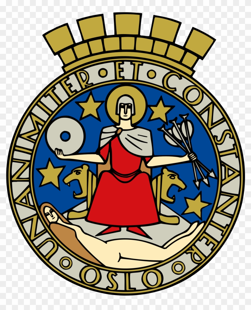 Coat Of Arms For The Municipality Of Oslo - Oslo Coat Of Arms #1026252