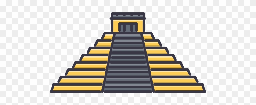 Mayan Pyramid Free Icon - Easy Drawings Of Chichen Itza #1026341