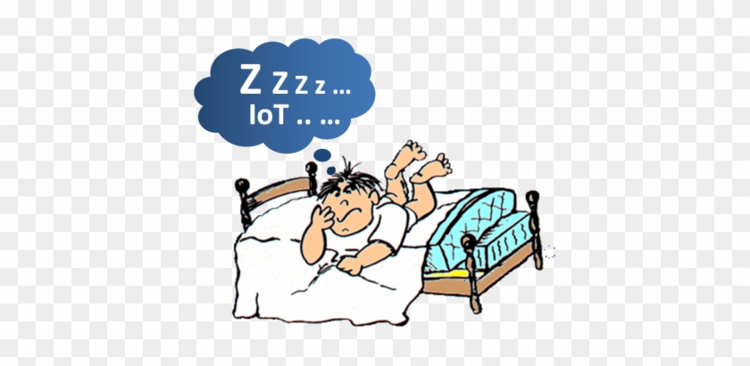 Iot In Healthcare - Can T Sleep Cartoon #1026350