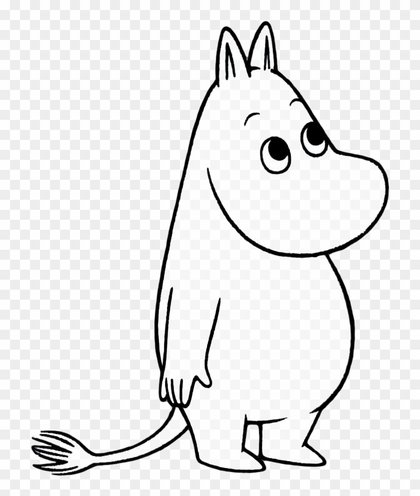 Free Coloring Pages To Download, Print And Color - Moomin Sketch #1026411