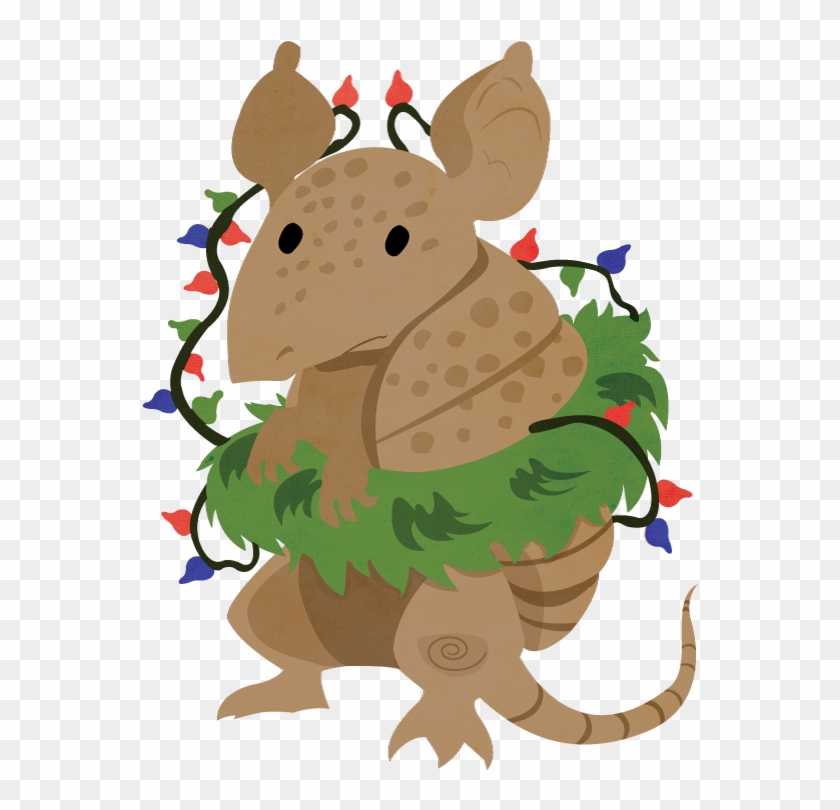 A Christmas Armadillo By Dbkit - Digital Art #1026485