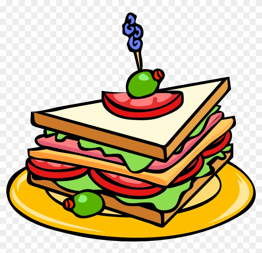 Pasta Clipart Free - Club Sandwich Clipart #1026494