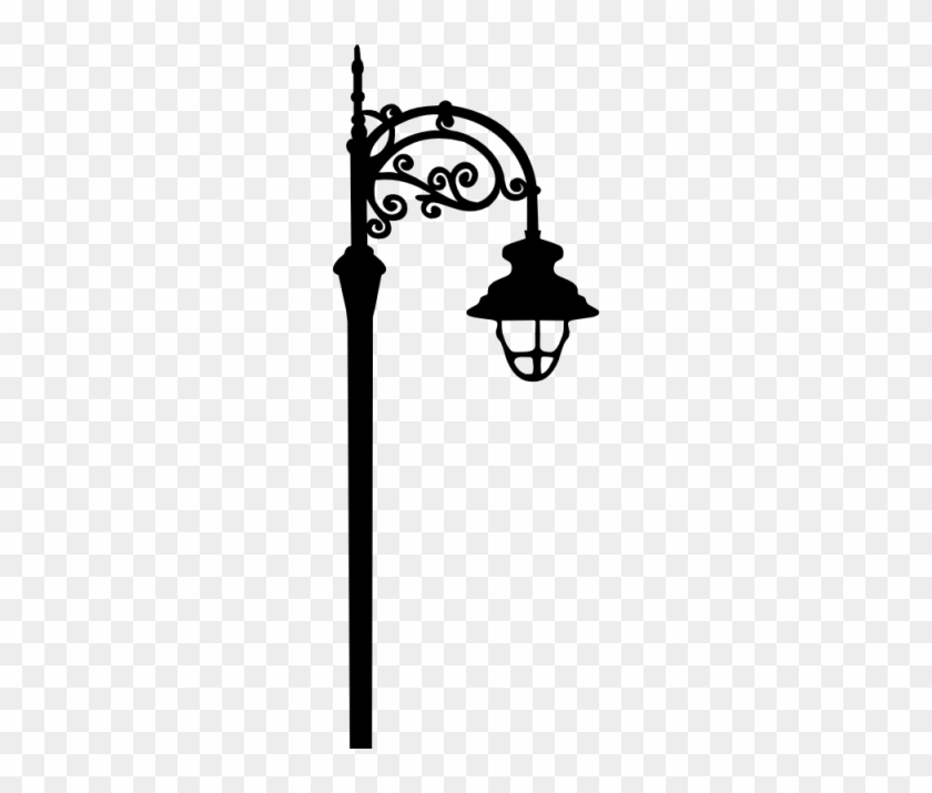 Flourish Street Lamp Svg - Street Lamp Silhouette #1026500