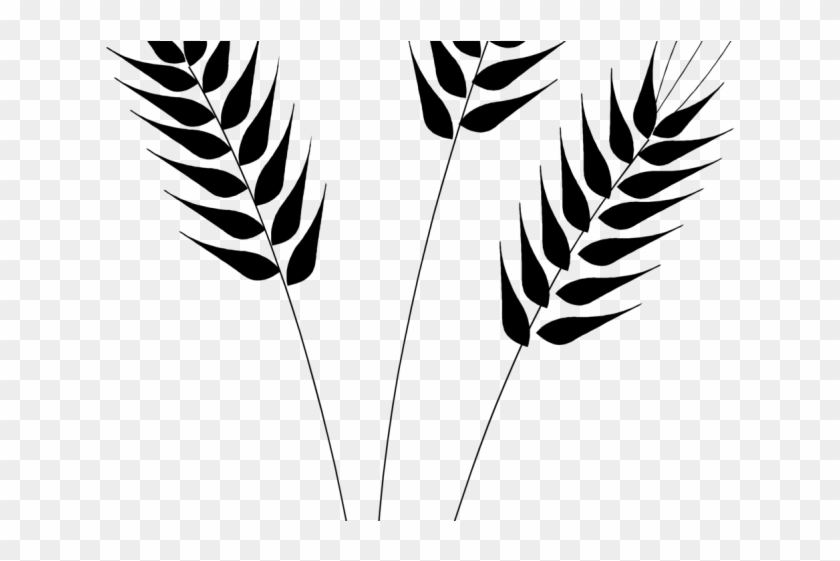 Wheat Clipart Clear Background - Wheat Black And White Clipart #1026595