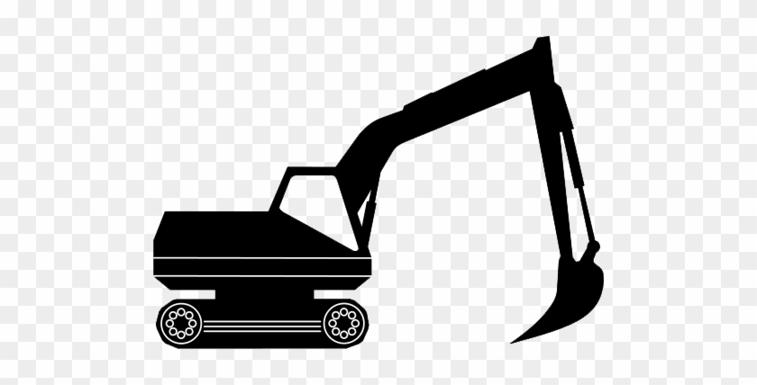 Excavation - Excavator Silhouette Png #1026614