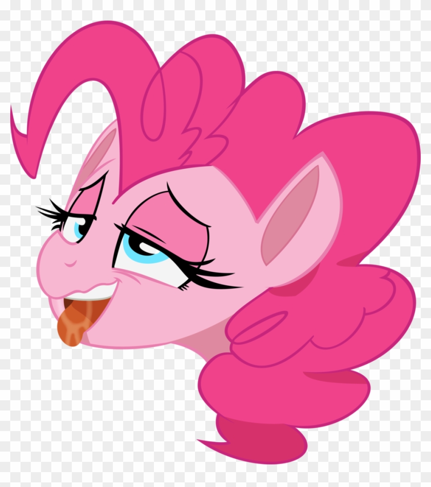 #134042 - Ahegao, Artist - Choopy, Artist - Sunibee, - Pinkiepie No Background Head #1026697