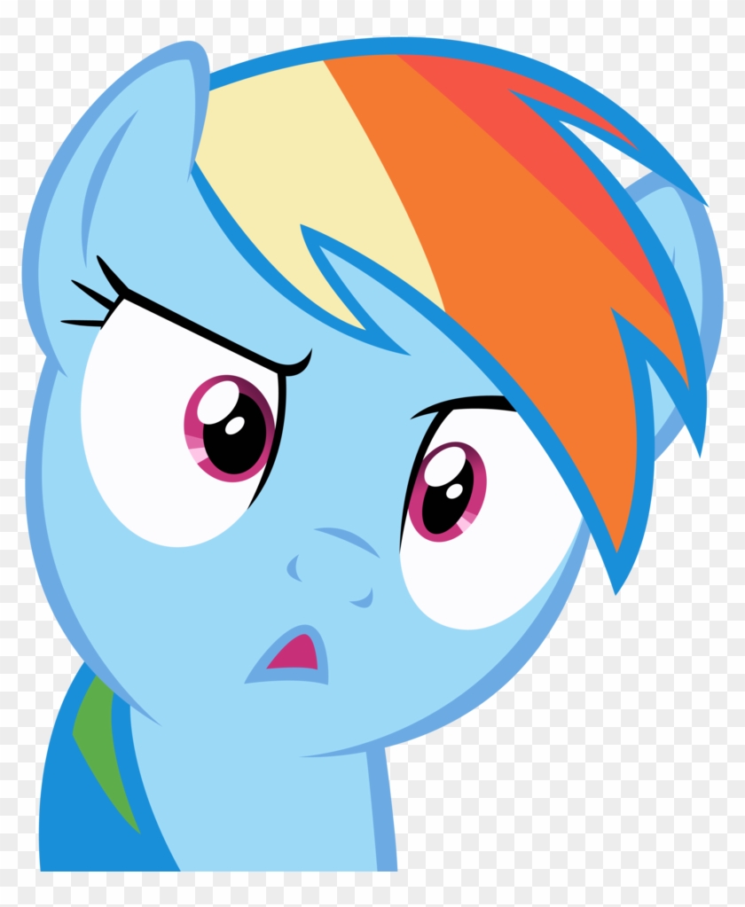 Rainbow Dash Pinkie Pie Fluttershy Pony Face Hair Blue - There Is No Pleasing You Meme #1026773