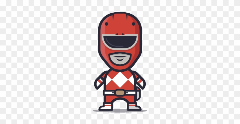 Loogmoji Of The Red Power Ranger - Power Rangers #1026956