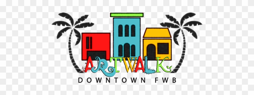 Downtownfwb Artwalk Logo - 'personalised Palm Tree' Mirror #1026984