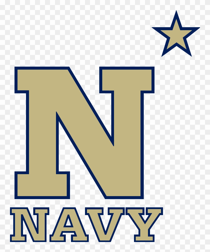 "N" With Star Navy Midshipmen High Performance Decal 