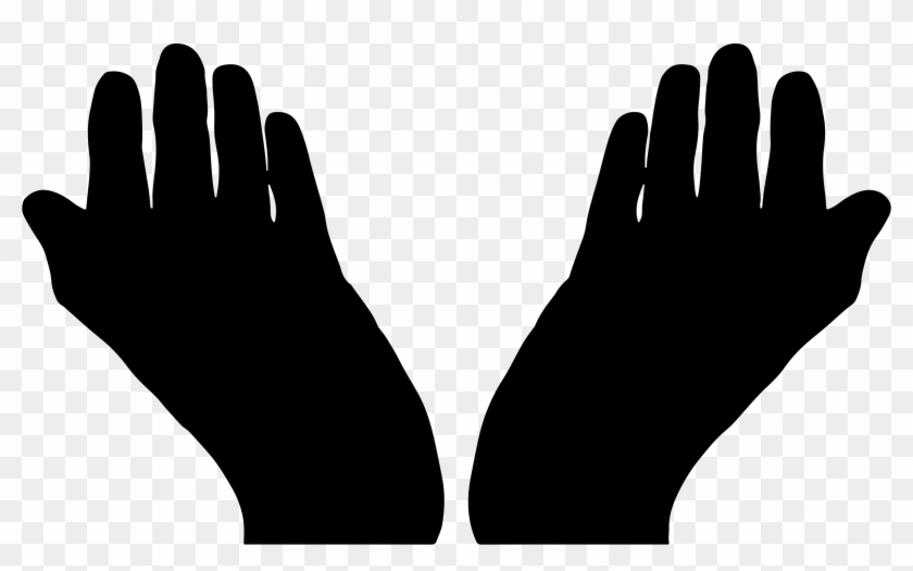 Clipart - Prayer Hands Silhouette #178564