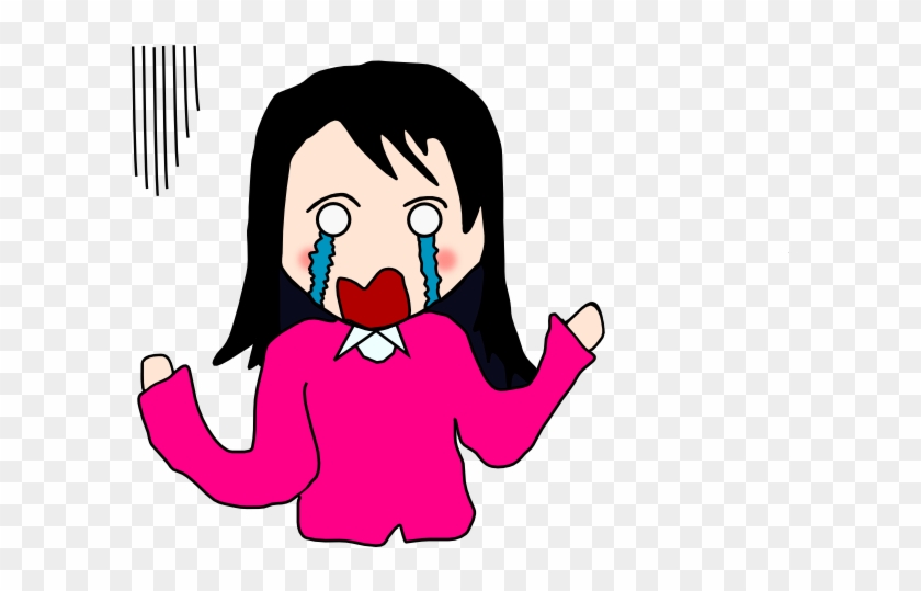 Crying Cartoon Woman Clip Art At Clker - Crying Cartoon Png #178584