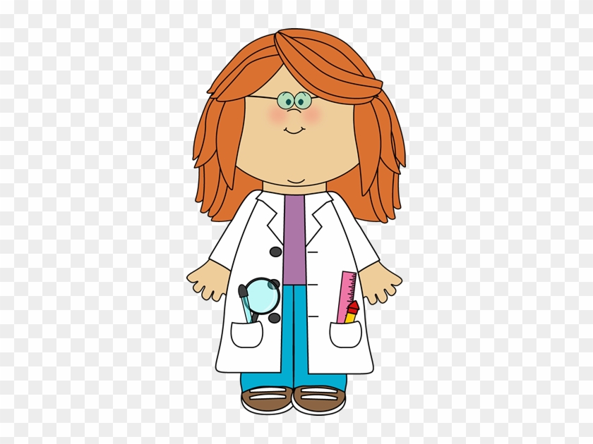 Kid Girl Scientist - Science Clipart #178597