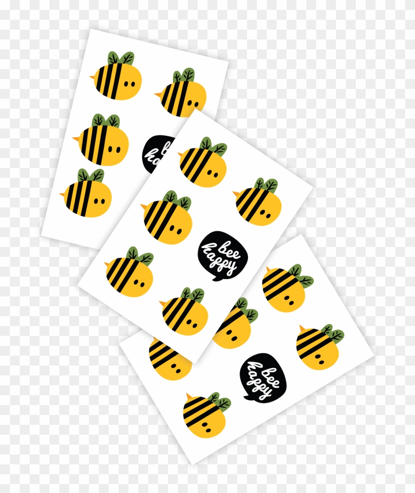 Temporary Tattoos Bee Happy - Bee #178624