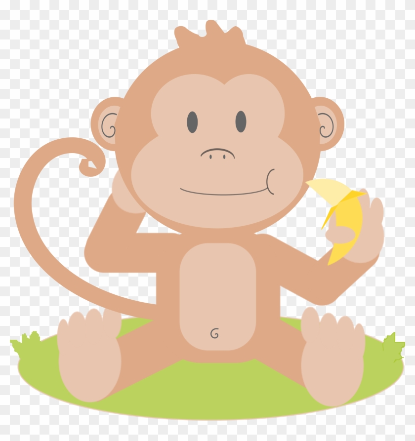 Big Image - Baby Monkey Clip Art #178673