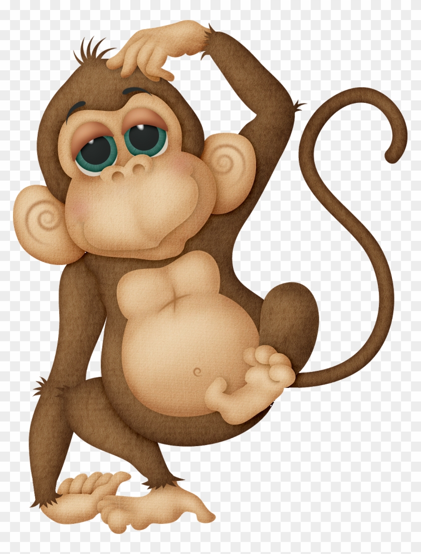 Monkey Itching Cliparts - Monkey Png #178702