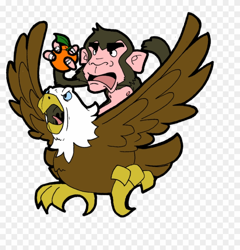 Orange Monkey Eagle By J-cartoons On Clipart Library - Orange Monkey Eagle #178741