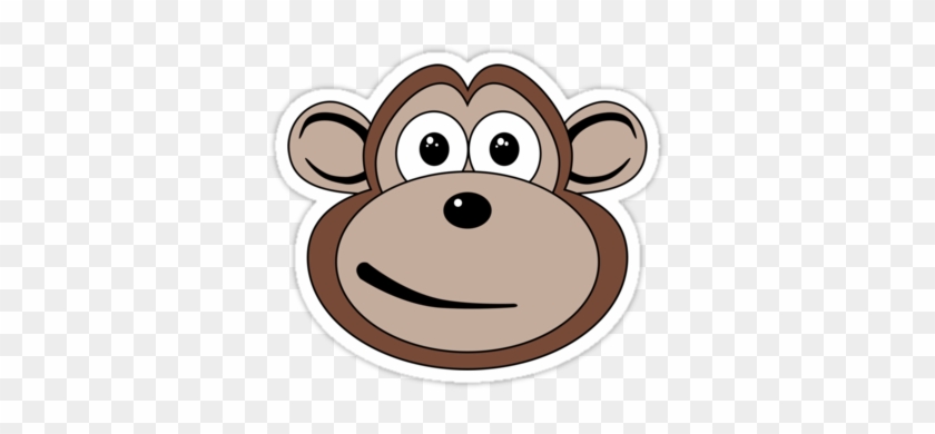 Cartoon Monkey Face - T-shirt #178742