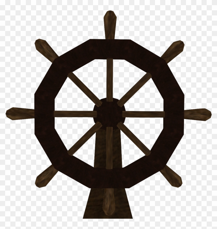 Sailing - Pirate Steering Wheel Png #178766