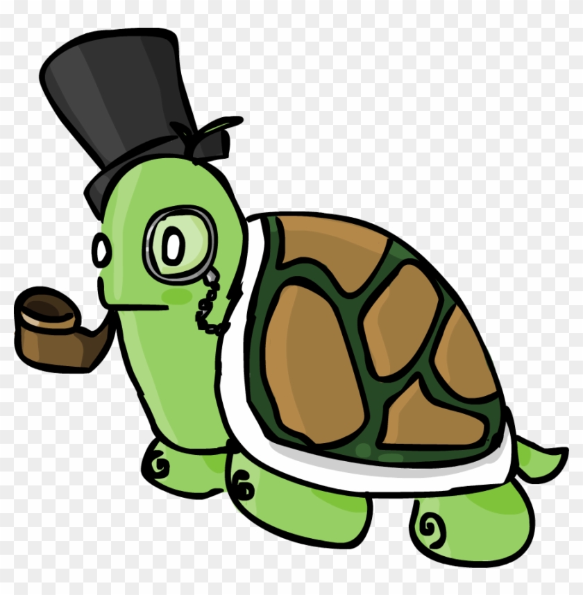 Image - Cartoon Turtle With A Monocle #178831