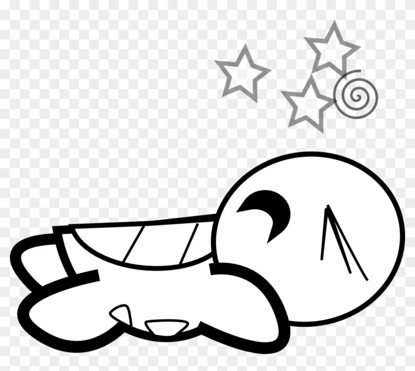 Feraliminal Turtle Stunned Black White Line Art 999px - Cartoon Turtle Without Shell #178836