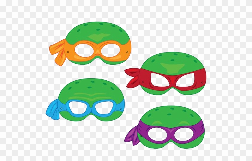 Ninja Turtles Mask Clipart By Darkadathea - Template Printables - Free Transparent PNG Clipart Images Download