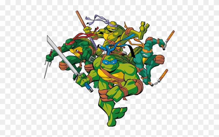 Turtles - Kickin' It Old School Coloring Book (teenage Mutant - Free ...