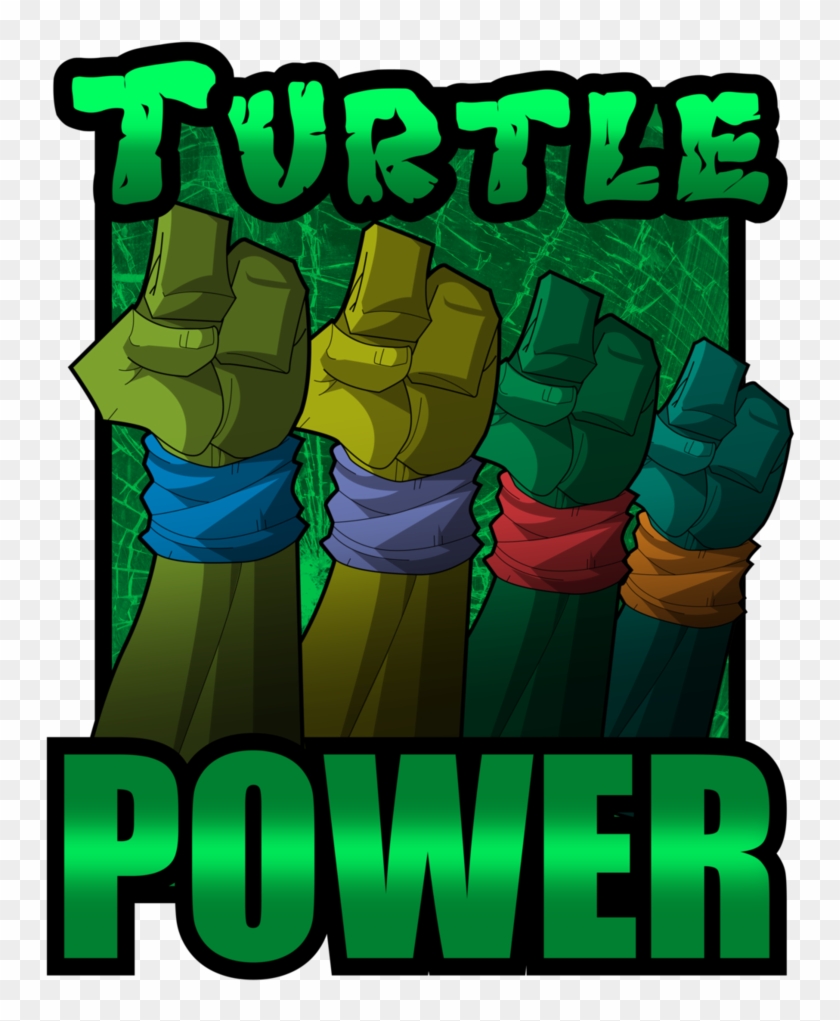Turtle Power By Rain On Art - Poster #178946