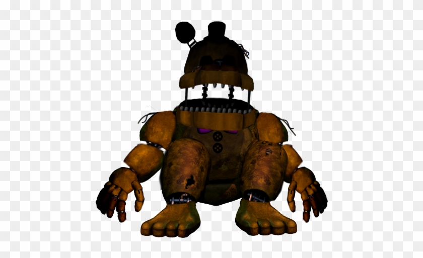 Withered Golden Freddy By Woodyfromtexas - Fnaf 1 Golden Freddy #178962