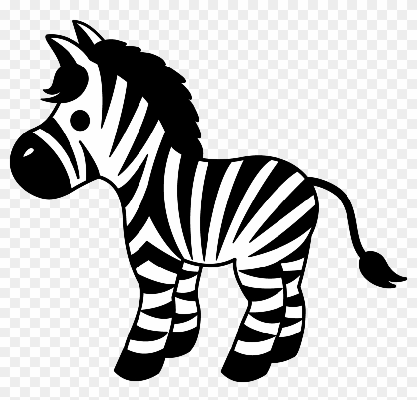 Cute Striped Zebra Clipart - Clip Art Of Zebra #178985