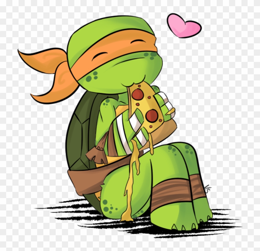 Pizza Love By Valorie-sonsaku - Ninja Turtles Mikey Pizza #179015