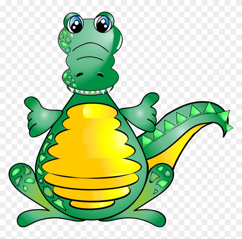 Clipart Alligator Free - Gambar Buaya Kartun Lucu #179021