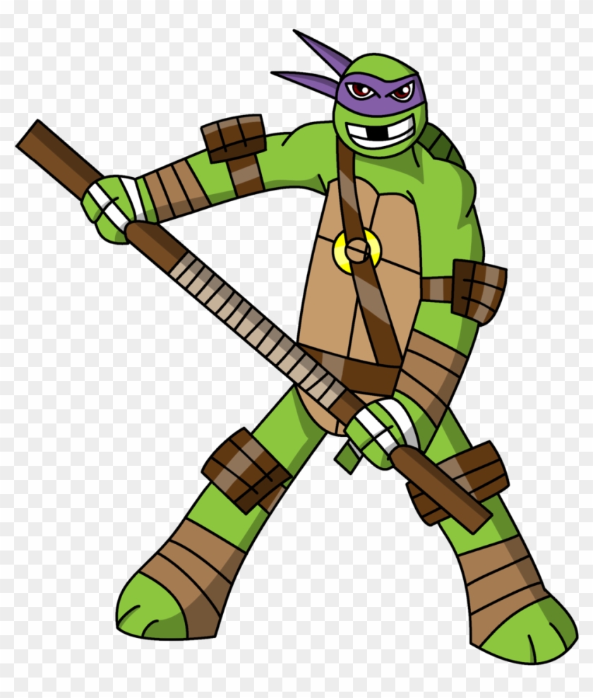 Ninjawoodpeckers91 The Smart Turtle Is Ready To Fight - Cartoon #179029