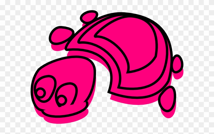 Small Pink Tortoise Clip Art - Pink Tortoise #179143