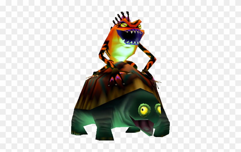 A Snapper Being Ridden By A Gekko - Majora's Mask Mini Boss #179345