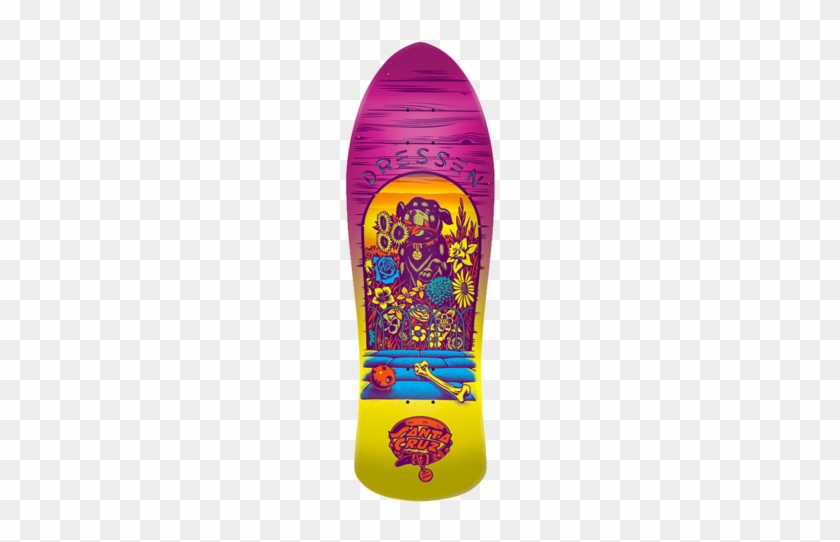 Santa Cruz Dressen Pup Old School Deck - Dressen Deck Reissue #179351