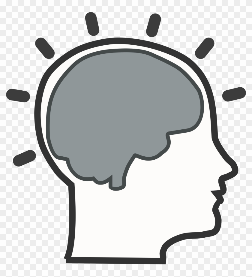 Outline Of A Brain Clipart - Outline Of A Brain Clipart #179423