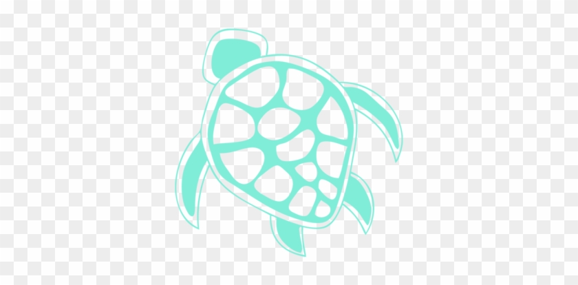 Turtle Decal With Holes - Transparent Sea Turtle Clipart #179600