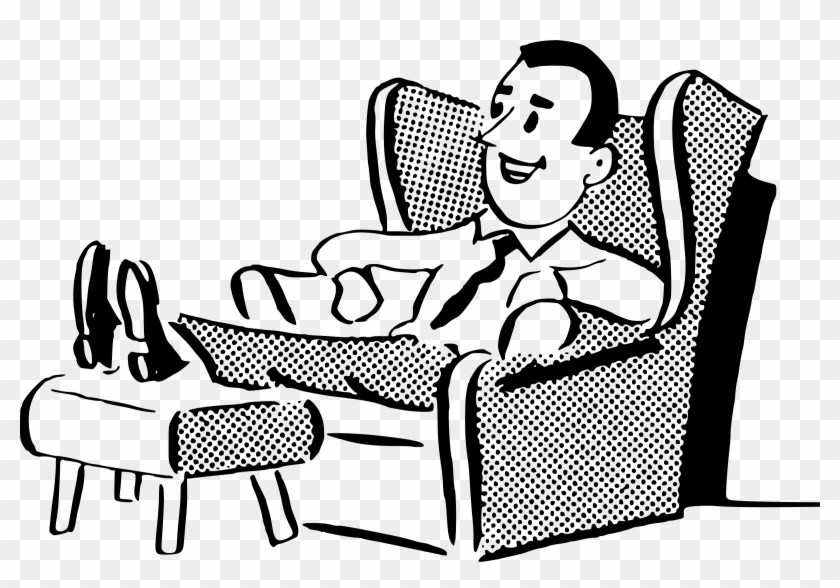 Comfy Chair Drawing - Comfortable Clipart #179710