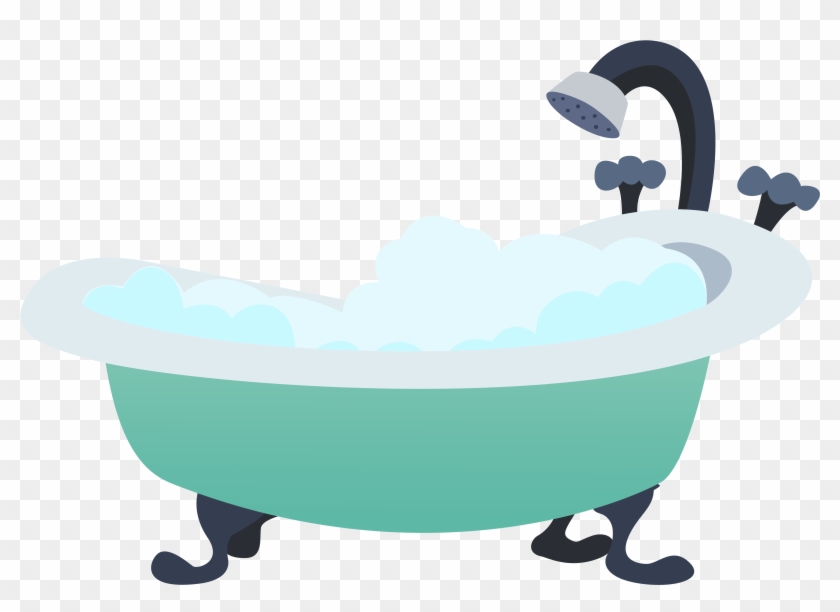 Bathtub Icons Png Png Images - Clipart Baignoire Sur Fond Transparent #179718