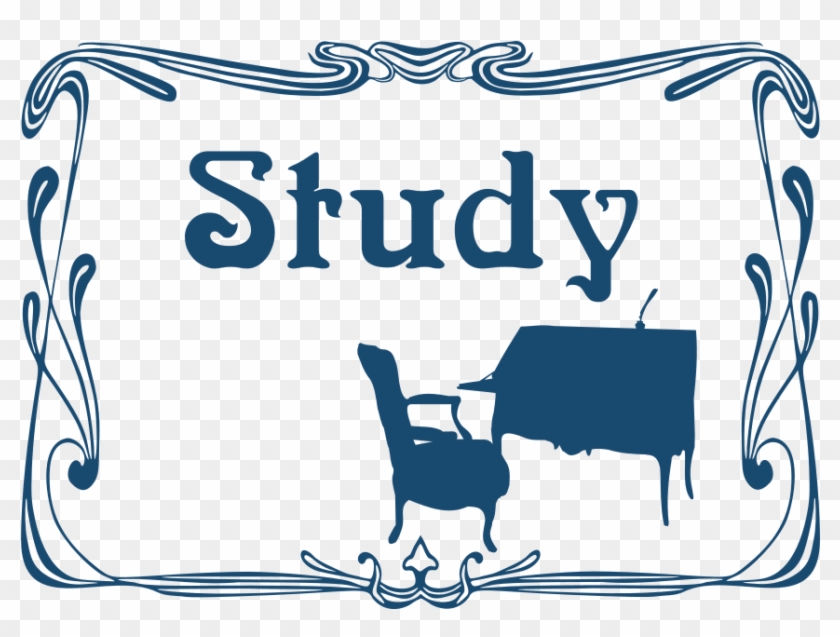 Study Room Door Sign Png Images - Study Room Door Sign #179735