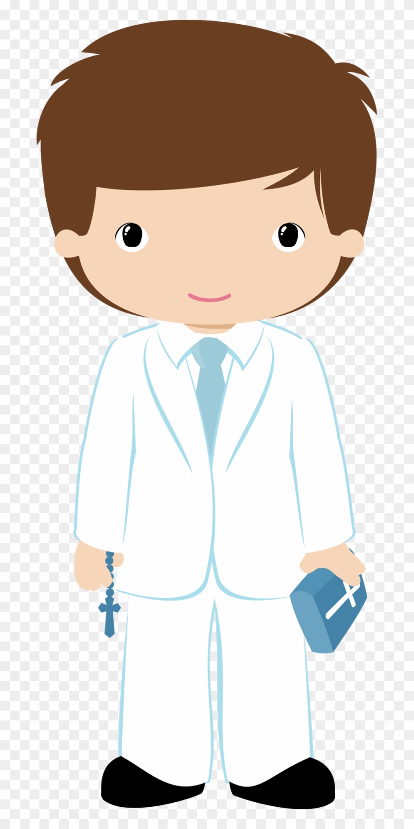 Boys In Their First Communion Clip Art - Clip Art Communion Boy Png #179812